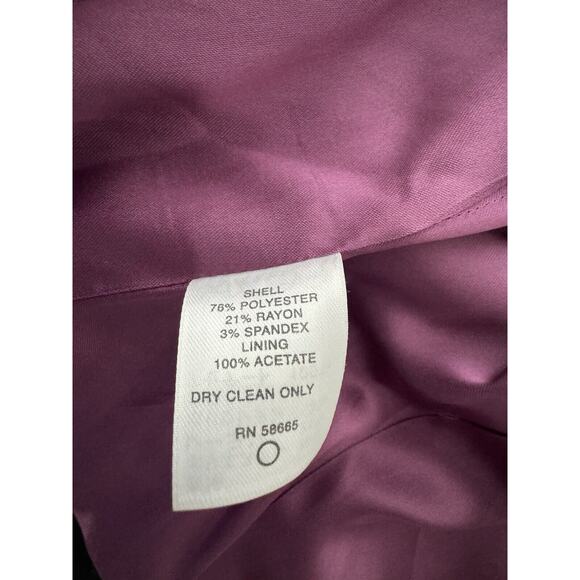 Classiques Entier Blazer 8 Petite Black 3-Button Jacket Dots Career Business - Picture 12 of 13